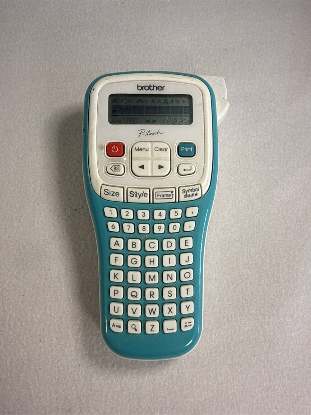 Brother P-Touch PT-H103W Handheld Label Printer works great